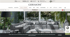Desktop Screenshot of brandstores-gervasoni.de